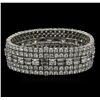 Image 2 : 29.78ctw Diamond David Webb Bracelet - Platinum