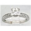 Image 3 : 0.88ctw Diamond Ring - 14KT White Gold