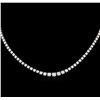 Image 1 : 2.13ctw Diamond Necklace - 18KT White Gold