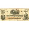Image 1 : 1862 $100 Confederate States of America Bank Note