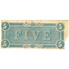 Image 2 : $5 1864 Richmond Virginia Confederate States of America Bank Note