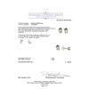 Image 3 : 1.17ctw Diamond Stud Earrings - 14KT White Gold