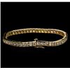 Image 2 : 6.10ctw Diamond Bracelet - 14KT Yellow Gold