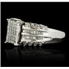Image 1 : 14KT White Gold 1.05ctw Diamond Ring