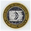 Image 1 : Limited Edition $10 Las Vegas .999 Silver Gaming Token