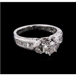 1.57ctw Diamond Ring - 18KT White Gold