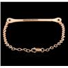 Image 2 : 14KT Rose Gold 0.26ctw Diamond Bracelet