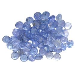 9.31ctw Round Mixed Tanzanite Parcel