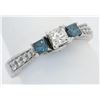 Image 3 : 0.94ctw Diamond Ring - 14KT White Gold