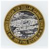 Image 1 : Limited Edition $10 Las Vegas .999 Silver Gaming Token