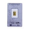 Image 2 : 1 Gram Gold Bar - Pamp Suisse Lady Fortuna 999.9 Fine Gold