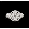 Image 2 : 14KT White Gold 2.65ctw Diamond Ring