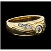 Image 1 : 14KT Yellow Gold 0.45ctw Diamond Ring