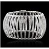 Image 1 : 18KT White Gold 12.60ctw Diamond Bracelet