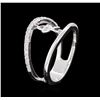 Image 3 : 0.15ctw Diamond Ring - 14KT White Gold