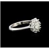 Image 1 : 14KT White Gold 0.78ctw Diamond Ring