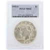 Image 1 : 1935-S PCGS MS62 Peace Silver Dollar