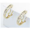 Image 4 : 0.50ctw Diamond Earrings - 14KT Yellow Gold