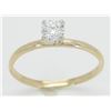 Image 3 : 0.40ct Diamond Solitaire Ring - 14KT Yellow Gold