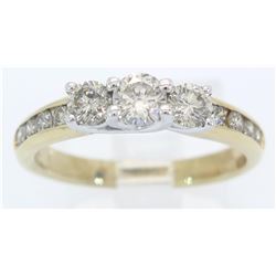 1.00ctw Diamond Ring - 10KT Yellow Gold