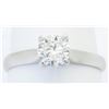 Image 3 : GIA Cert 0.90ct Diamond Ring - 14KT White Gold
