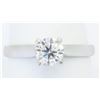 Image 4 : GIA Cert 0.90ct Diamond Ring - 14KT White Gold