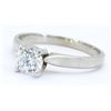 Image 7 : GIA Cert 0.90ct Diamond Ring - 14KT White Gold