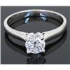 Image 8 : GIA Cert 0.90ct Diamond Ring - 14KT White Gold
