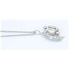 Image 3 : 1.29ctw Diamond Pendant - 14KT White Gold