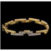 Image 2 : 0.49ctw Diamond Bracelet - 14KT Yellow Gold