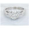 Image 1 : 1.37ctw Diamond Ring - 14KT White Gold