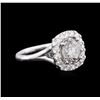 Image 1 : 3.03ctw Diamond Ring - 14KT White Gold