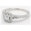 Image 2 : 0.94ctw Diamond Ring - 14KT White Gold