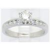 Image 1 : GIA Certified 0.70ctw Diamond Ring - 14KT White Gold