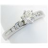 Image 4 : GIA Certified 0.70ctw Diamond Ring - 14KT White Gold