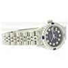 Image 2 : Rolex Stainless Steel Diamond and Sapphire DateJust Ladies Watch