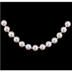 6.5-7MM Akoya Pearl Necklace - 14KT White Gold