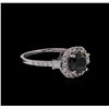 Image 1 : 14KT White Gold 1.46ctw Diamond Ring