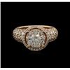 Image 2 : 3.01ctw Diamond Ring - 14KT Rose Gold