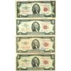 Image 1 : Lot of 10 Assorted United States Red Seal $2 Bills