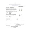 Image 3 : 3.96ctw Diamond Earrings - 18KT White Gold