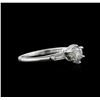 Image 1 : 0.71ctw Diamond Ring - 14KT White Gold