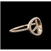Image 1 : 14KT Rose Gold 0.25ctw Diamond Ring