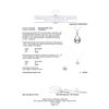 Image 3 : 1.21ctw Diamond Pendant With Chain - 14KT White Gold