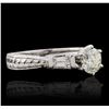 Image 1 : 14KT White Gold 1.35ctw Diamond Ring