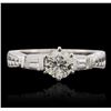 Image 2 : 14KT White Gold 1.35ctw Diamond Ring