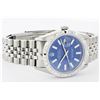 Image 2 : Rolex Stainless Steel Diamond DateJust Men's Watch