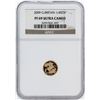 Image 1 : 2009 NGC PF69 Ultra Cameo Great Britain 1/4 Sovereign Gold Coin