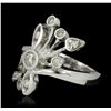 Image 1 : 14KT White Gold 0.50ctw Diamond Ring