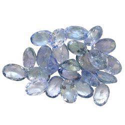 12.54ctw Oval Mixed Tanzanite Parcel